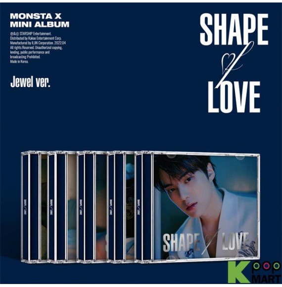 MONSTA X Mini Album Vol. 11 - SHAPE of LOVE (Jewel Ver.) (Random)